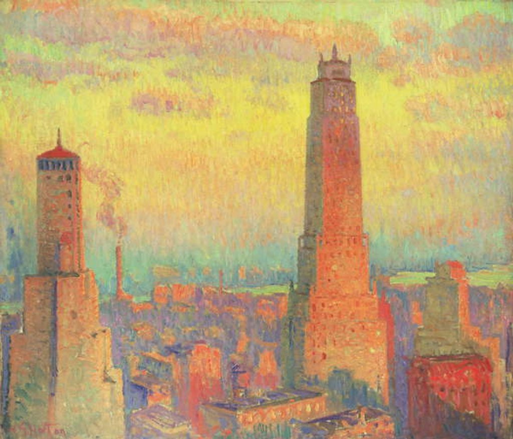 Detail of Ritz Tower, New York City by William Samuel Horton