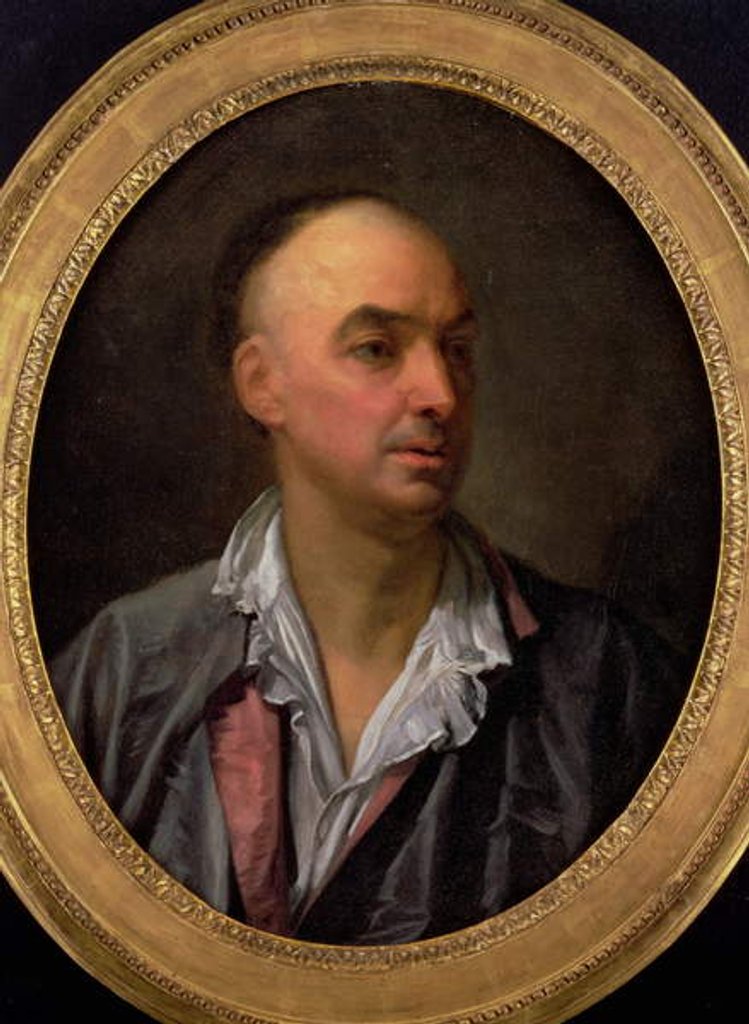 Detail of Portrait of Denis Diderot by Jean Baptiste Greuze