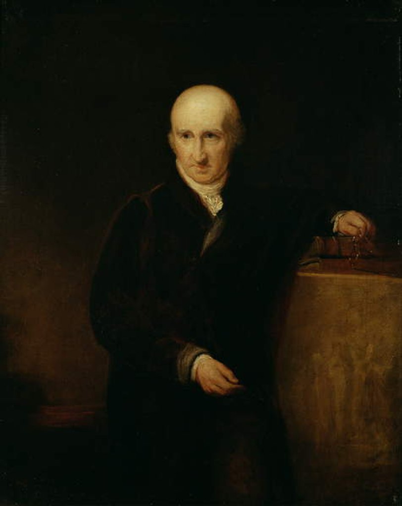 Detail of Portrait of Benjamin West by George Henry Harlow