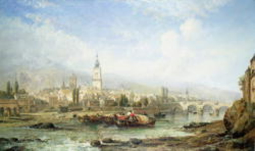 Detail of A View of Heidelberg by James Webb
