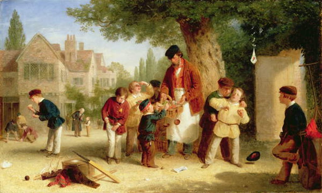 Detail of A Village School in Bedfordshire by John Morgan
