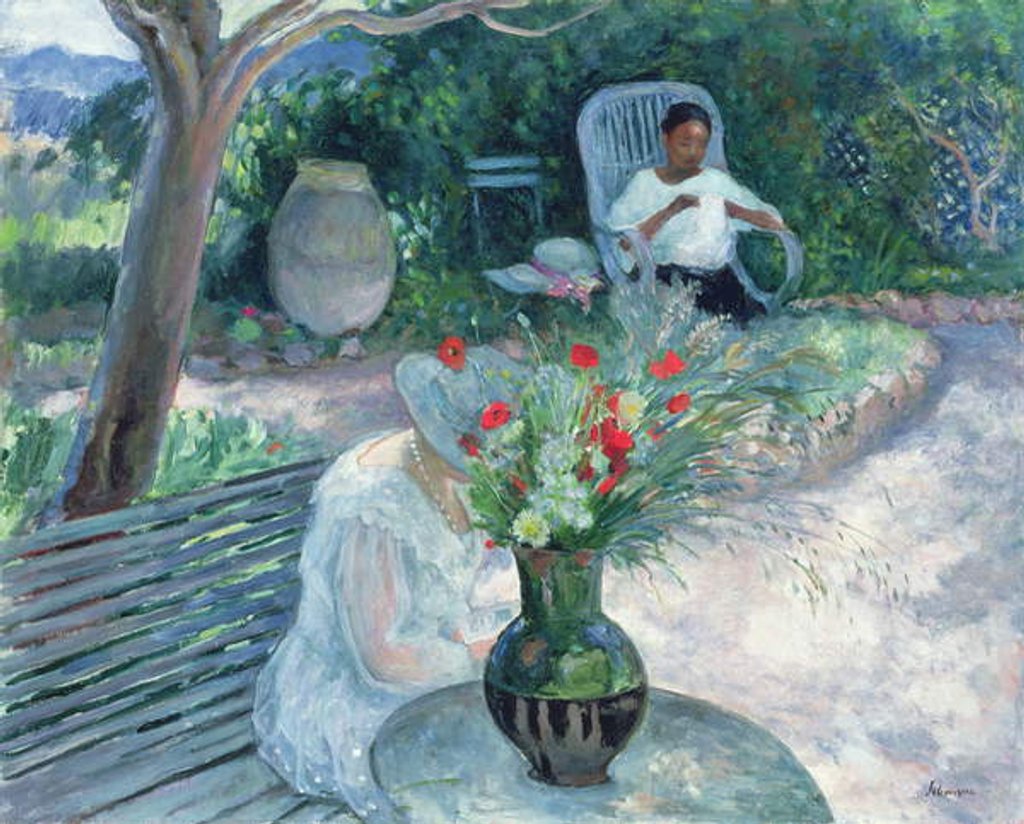 Detail of The Garden of Pradet, c.1923 by Henri Lebasque