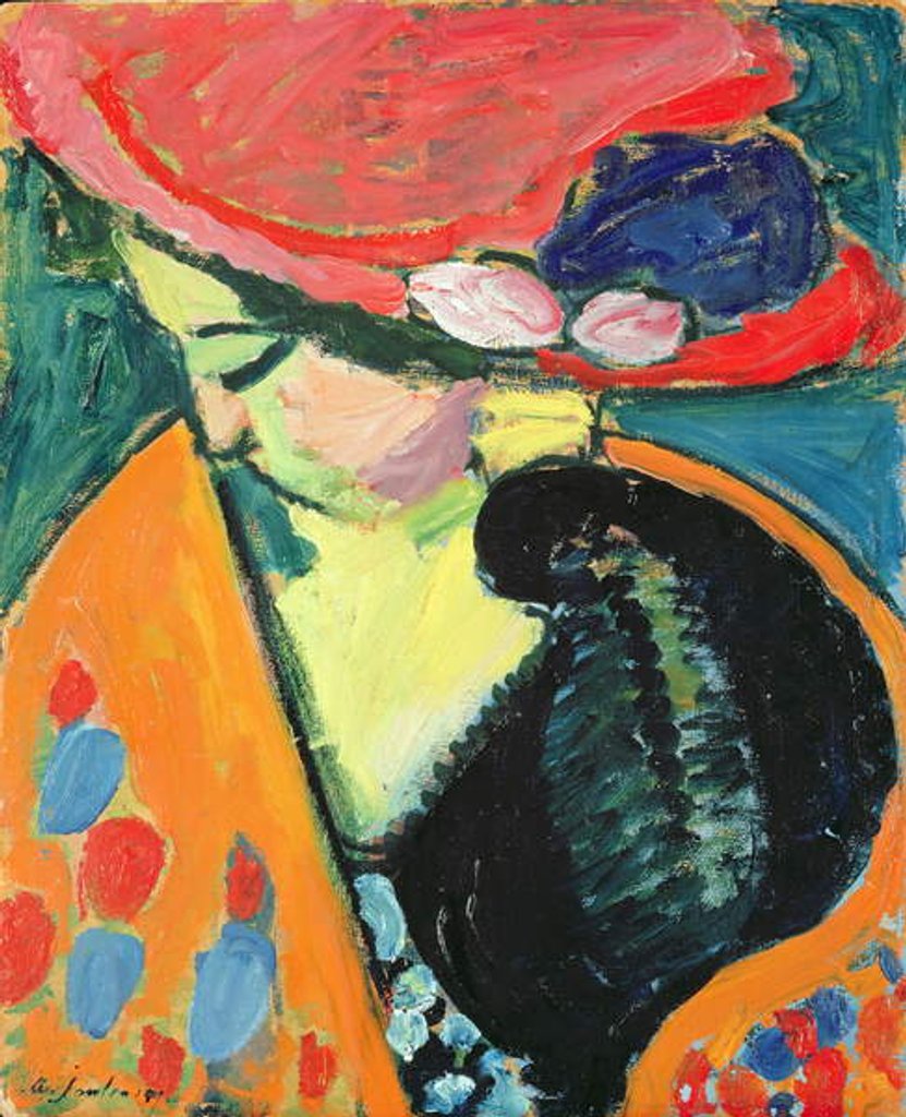 Detail of Lowered Head, 1909 by Alexej von Jawlensky