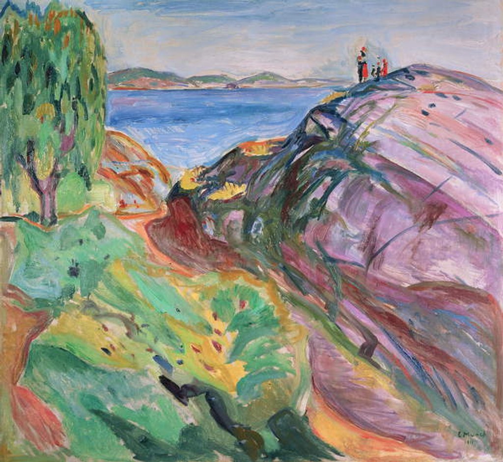 Detail of Summer by the Sea, Krager, 1911 by Edvard Munch