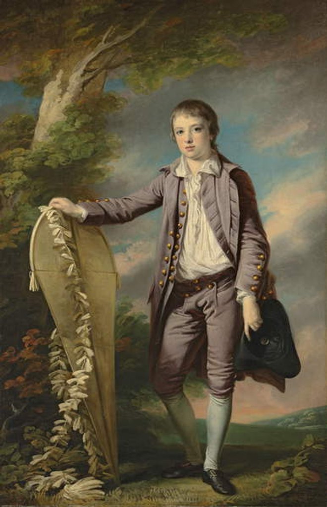 Detail of Portrait of Master Smith by Francis Cotes