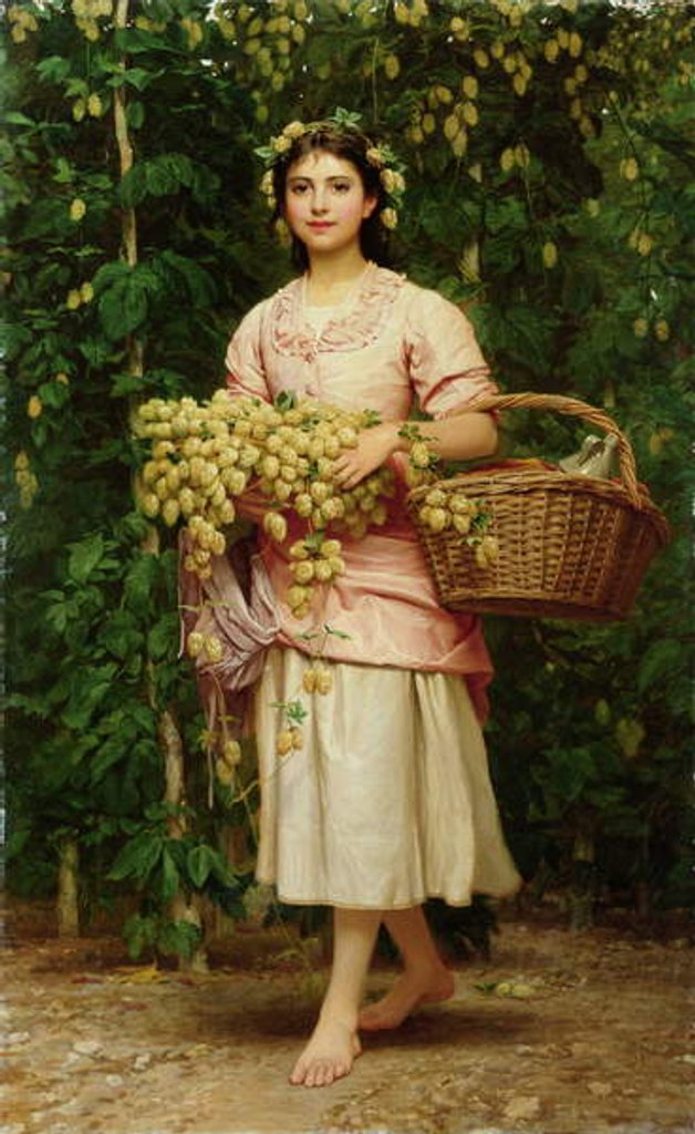 Detail of The Hop Picker by Charles Edward Perugini