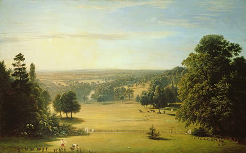 Detail of View from Lord Northwick's Villa at Harrow on the Hill by John Glover
