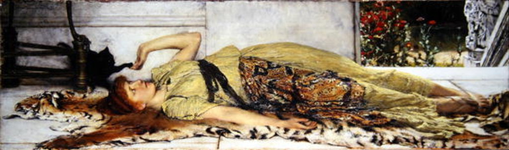 Detail of Play Garden, 1875 by Lawrence Alma-Tadema