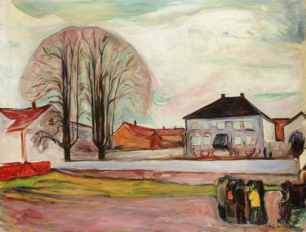 Detail of House in Aasgaardstrand, 1905 by Edvard Munch