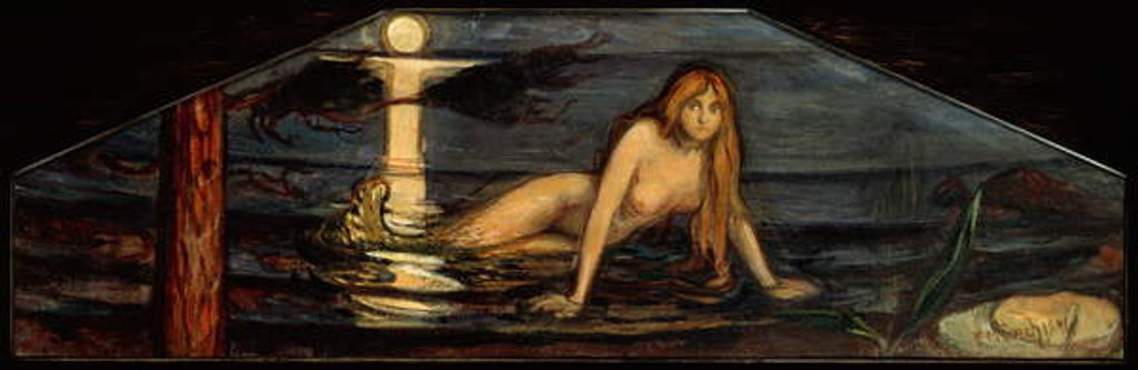 Detail of Mermaid, 1896 by Edvard Munch