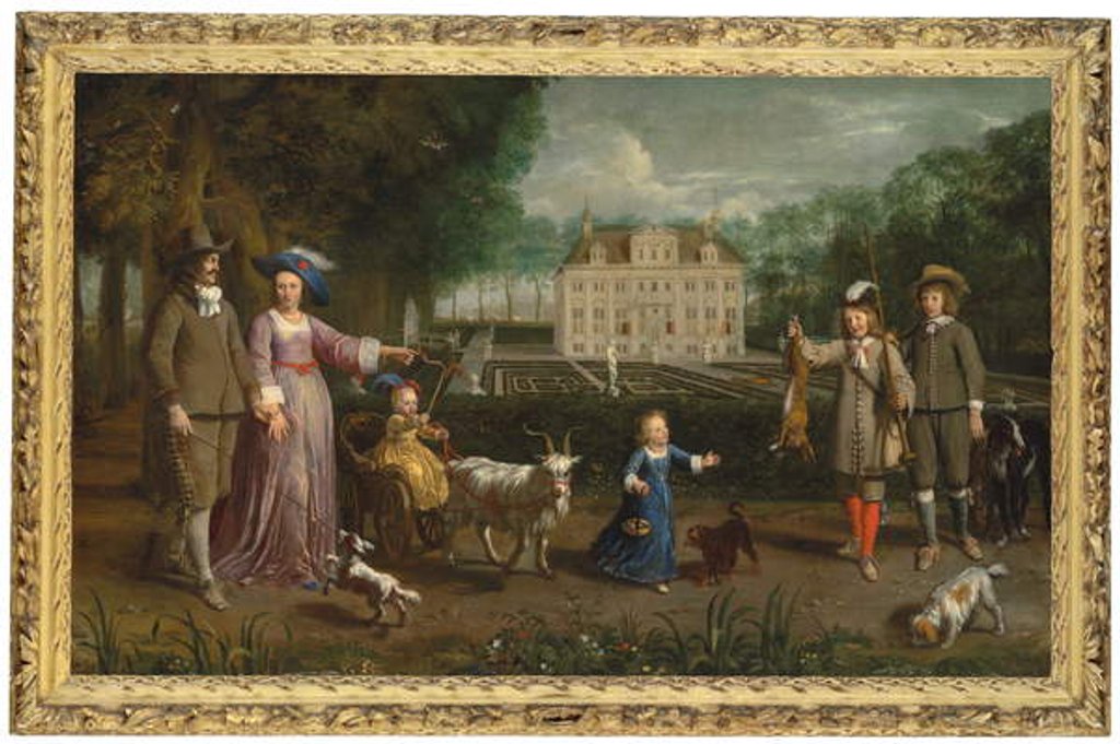 Detail of Group Portrait of a Family by Cornelius Holsteyn