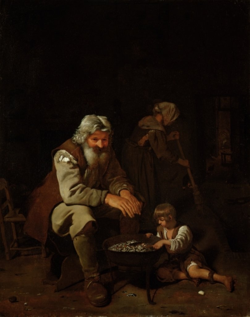 Detail of An Allegory of Winter by Michael Sweerts