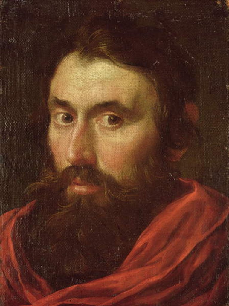 Detail of Portrait of the Artist as Mars by Gian Lorenzo Bernini