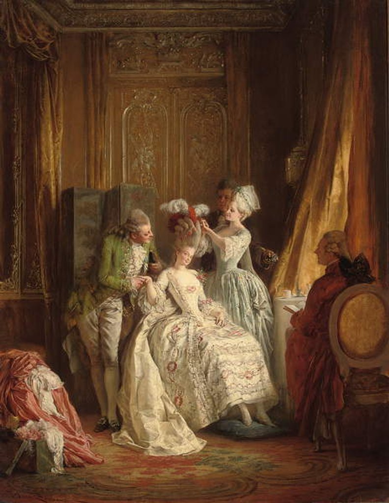 Detail of Marie Antoinette by Heinrich Lossow