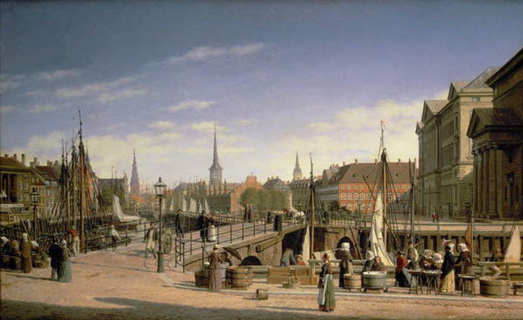 Detail of Copenhagen by Heinrich Hansen