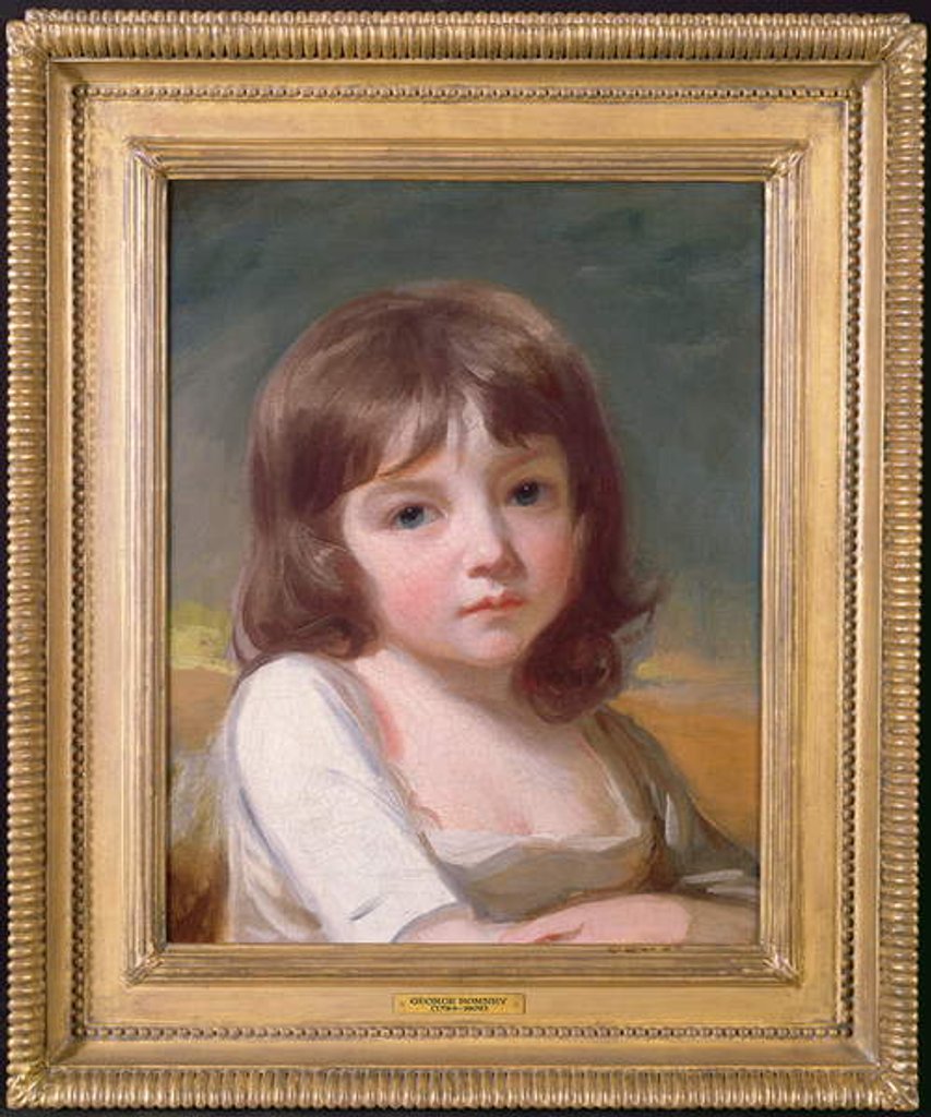 Detail of Portrait of a Girl by George Romney