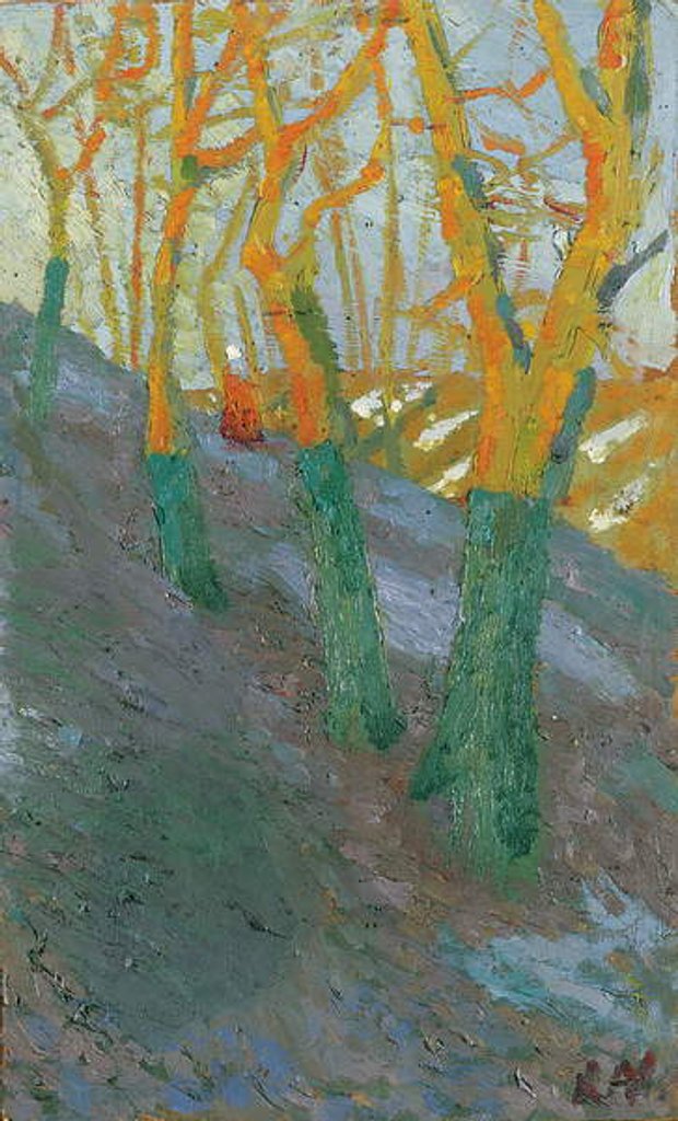 Detail of Trees, c.1904 by Kazimir Severinovich Malevich
