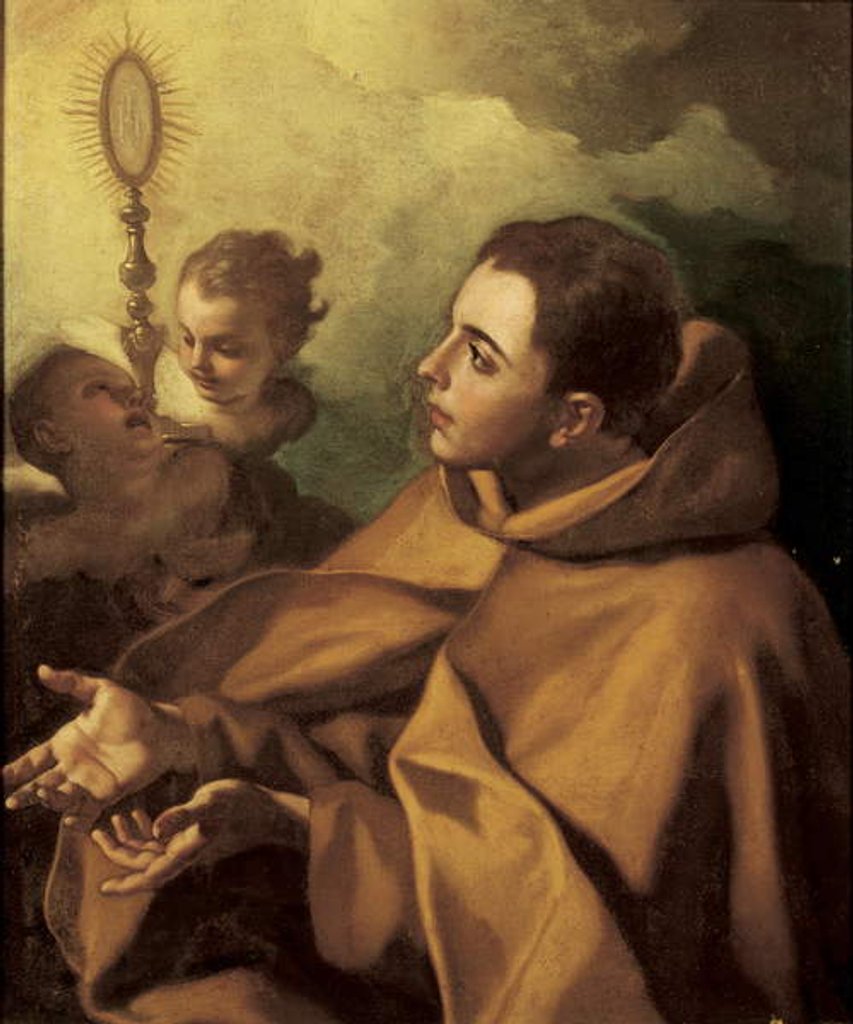 Detail of San Pasquale by Francesco de Mura