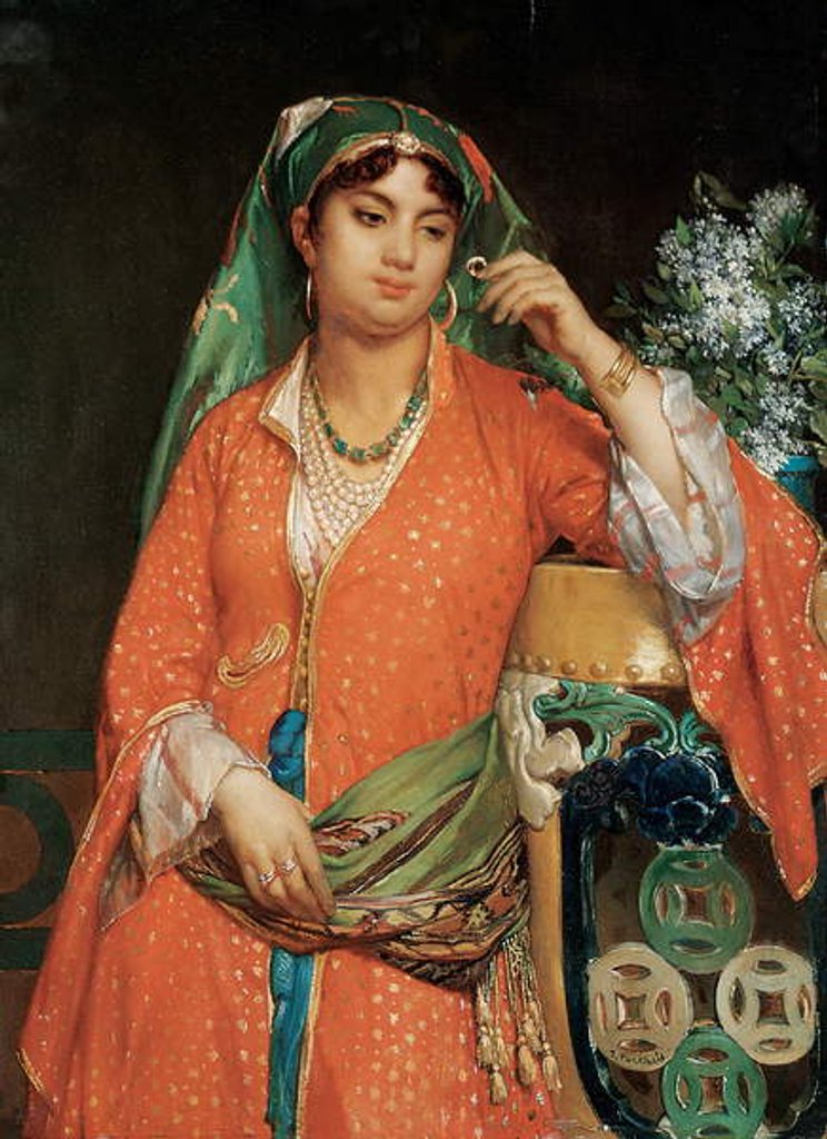 Detail of The New Jewels by Jean Francois Portaels