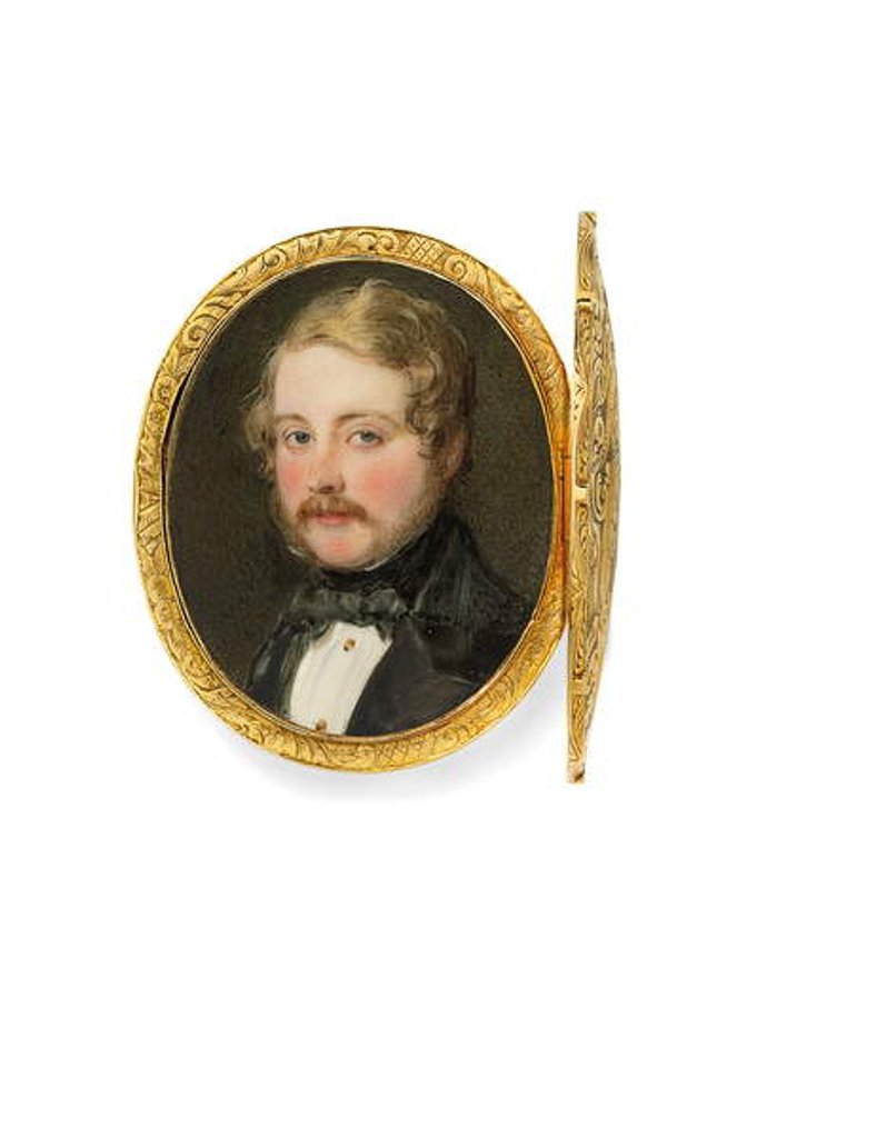 Detail of Sir Henry Hervey Bruce, 1841 by William Charles Ross