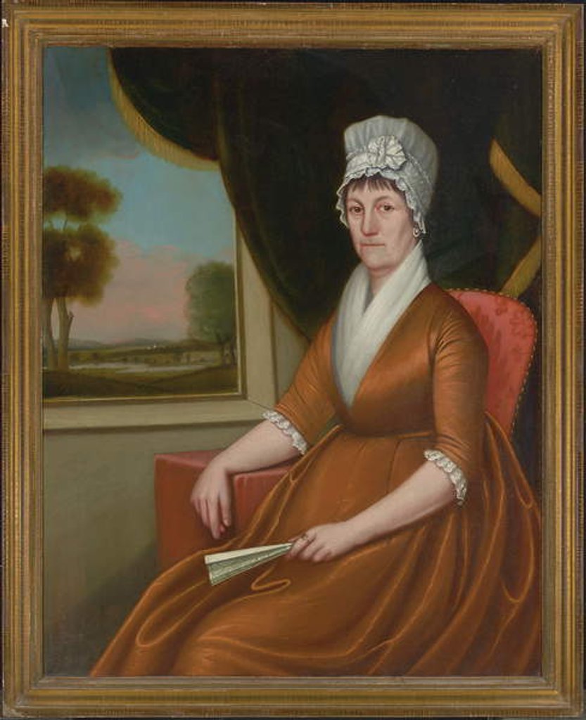 Detail of Mrs. Nathaniel Ruggles, 1804 by Ralph Eleaser Whiteside Earl