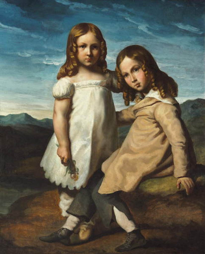 Detail of Portrait of Alfred and Elisabeth Dedreux, c.1818 by Theodore Gericault