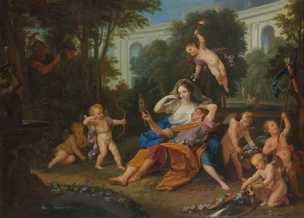 Detail of Rinaldo and Armida, 1704 by Louis de Boullogne