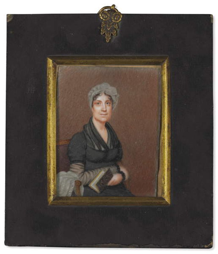 Detail of Maria Bowne Osgood, c.1789 by American School