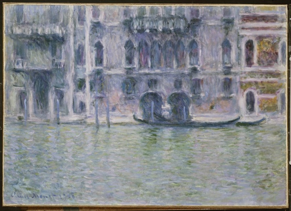 Detail of Le Palais da Mula, 1908 by Claude Monet