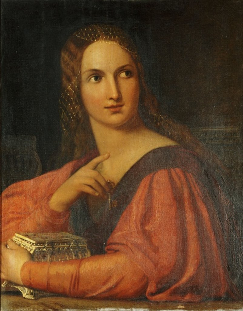 Detail of Portia with the Casket, Vide by Joseph Severn