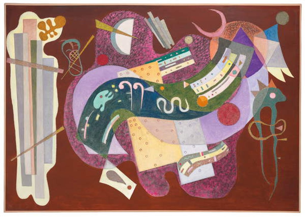 Detail of Rigid and curved, 1935 by Wassily Kandinsky