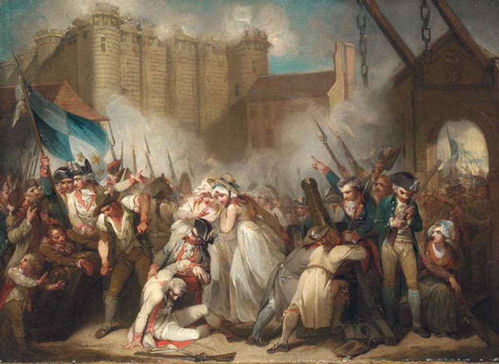 Detail of The Storming of the Bastille by Henry Singleton