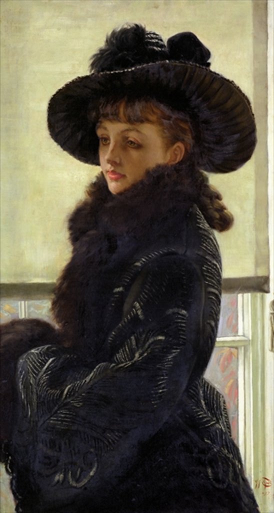 Detail of Mavourneen, 1877 by James Jacques Joseph Tissot