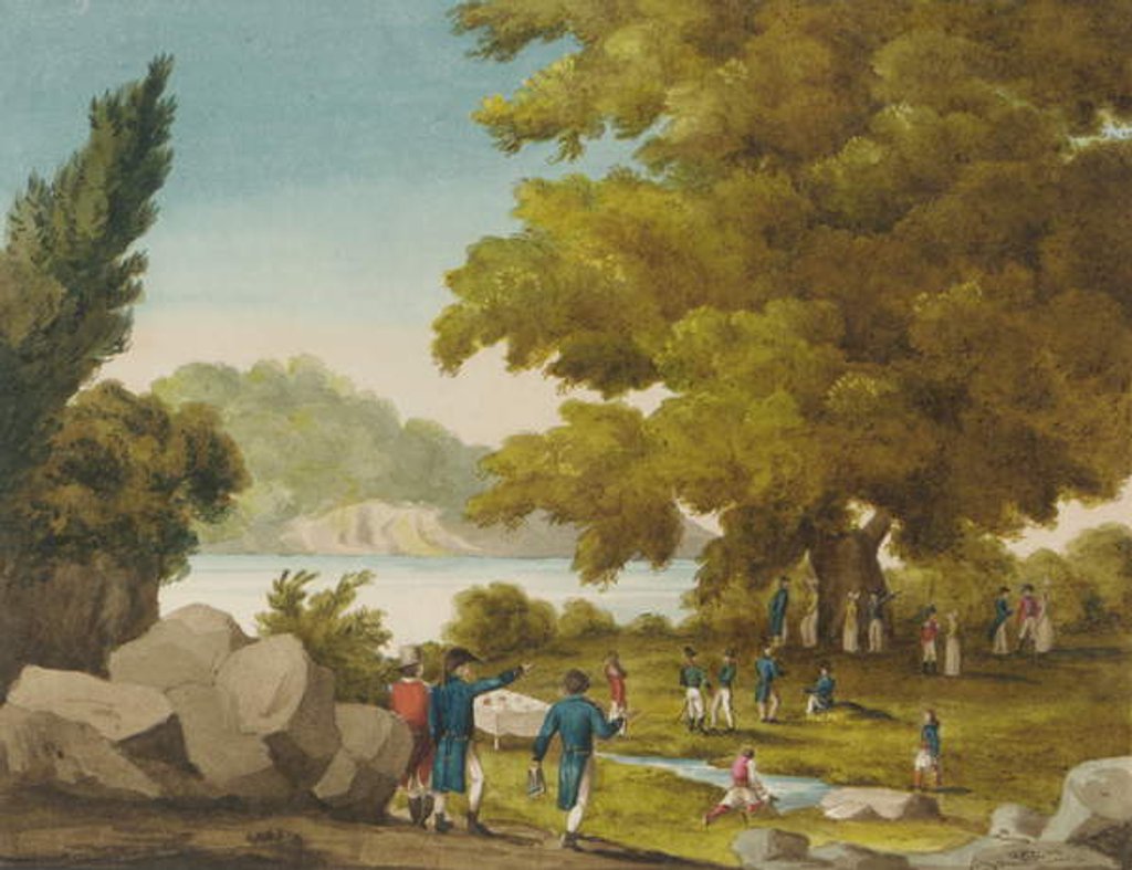 Detail of The Fountain of the Bashaw, Santa Maura, Greece by Captain George Francis Lyon