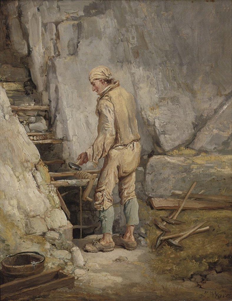 Detail of The Miner by James Ward