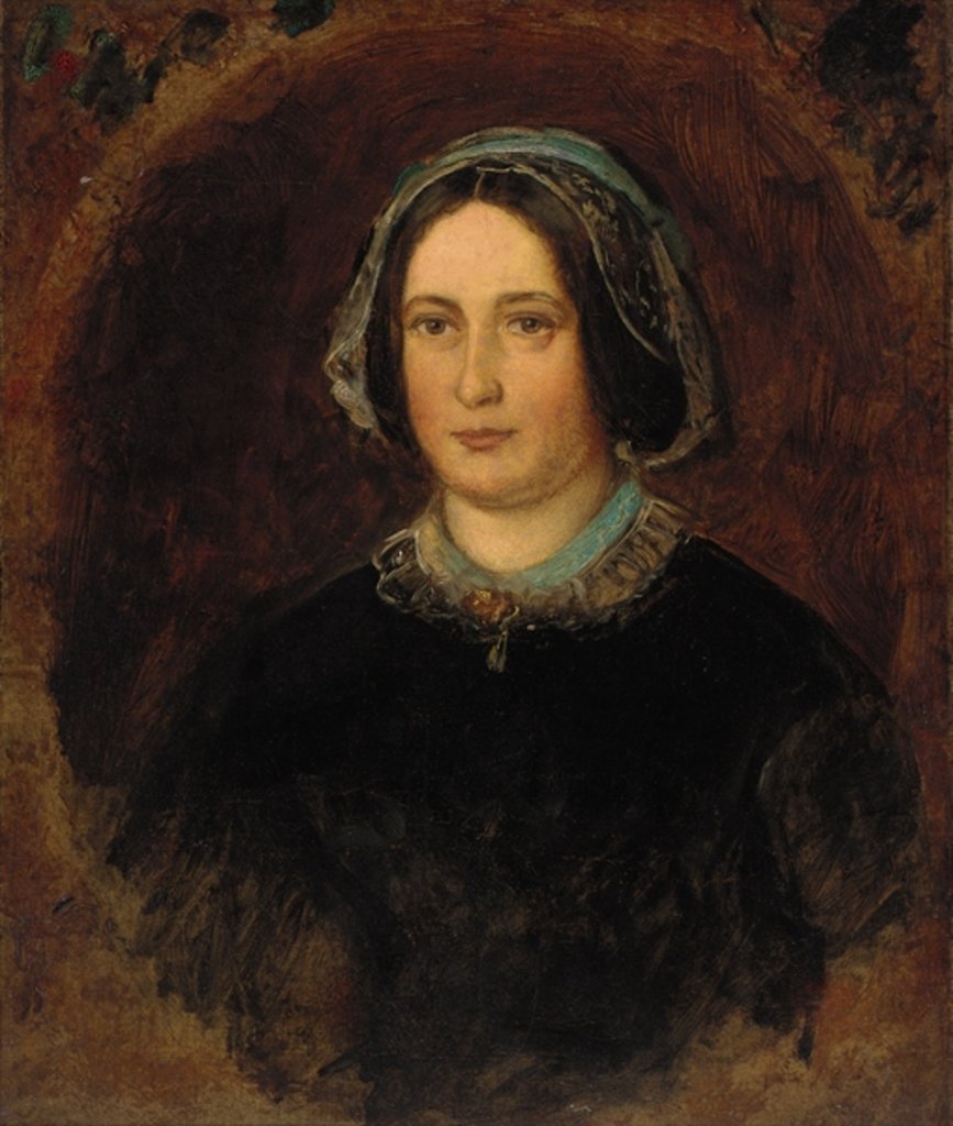 Detail of Portrait of Mrs. William Evamy, c.1843 by John Everett Millais