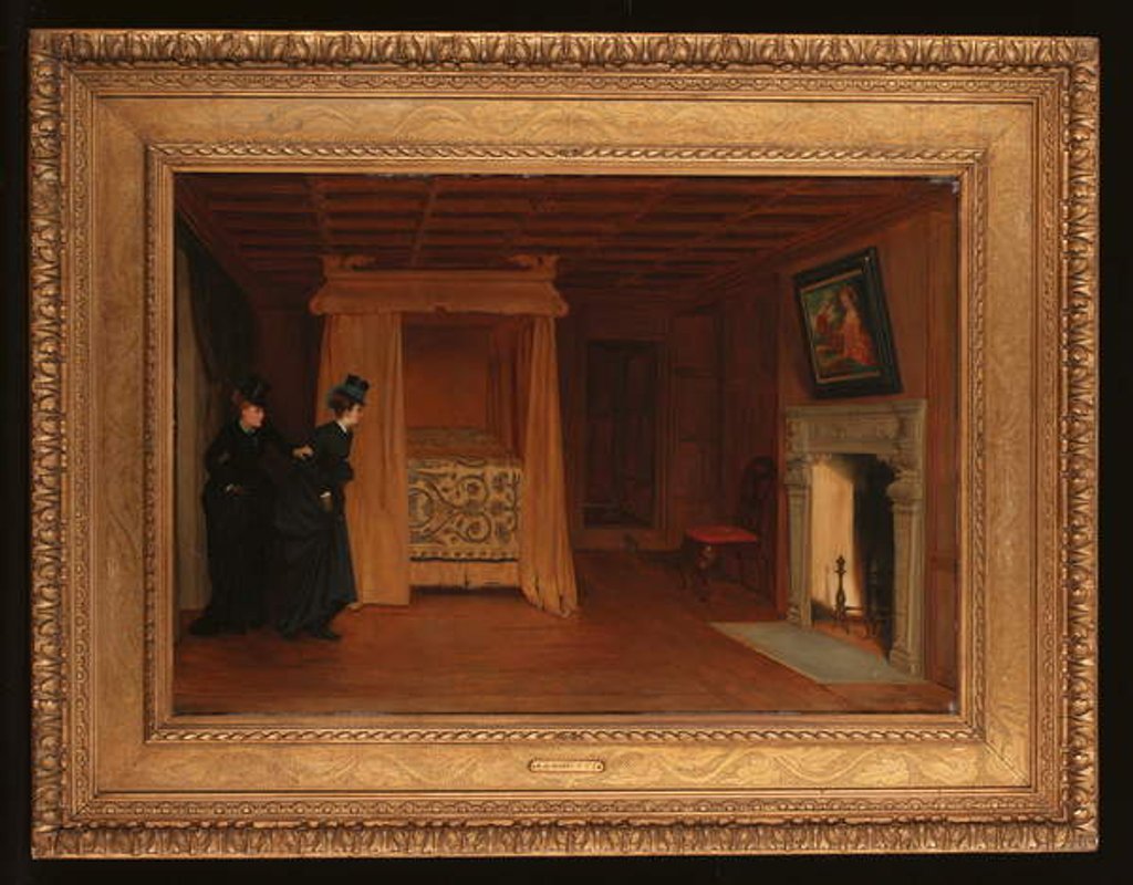 Detail of A visit to the Haunted Chamber, 1869 by William Frederick Yeames