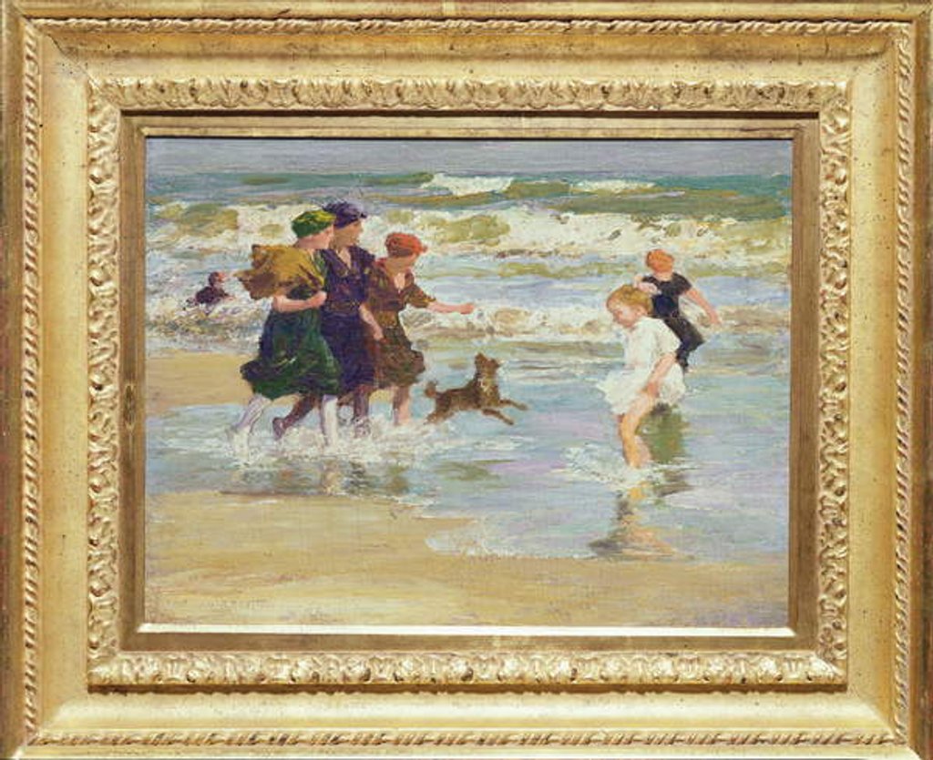 Detail of Splashing by Edward Henry Potthast