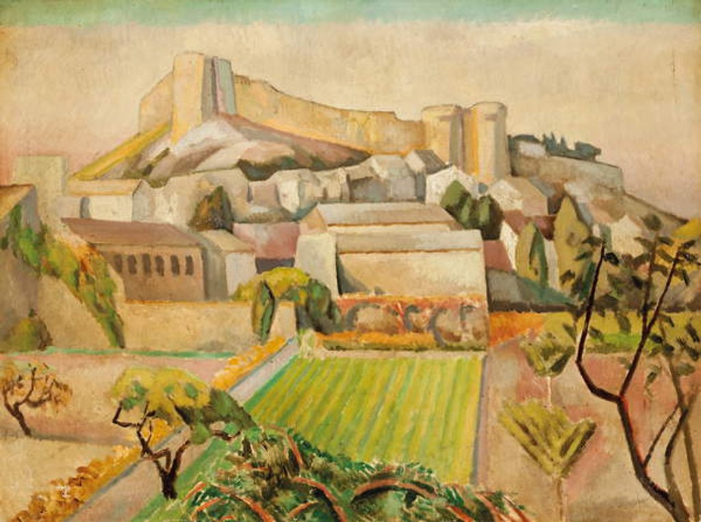 Detail of Provençal landscape by Roger Eliot Fry