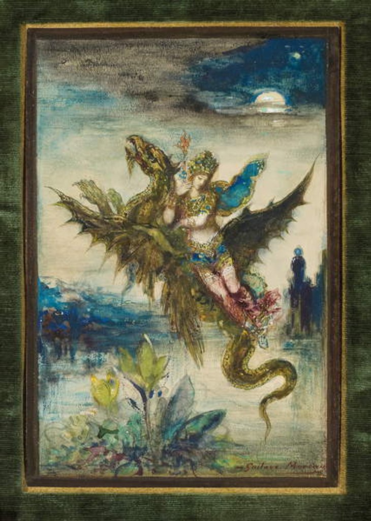 Detail of Dream of the Orient or The Peri, c.1881 by Gustave Moreau