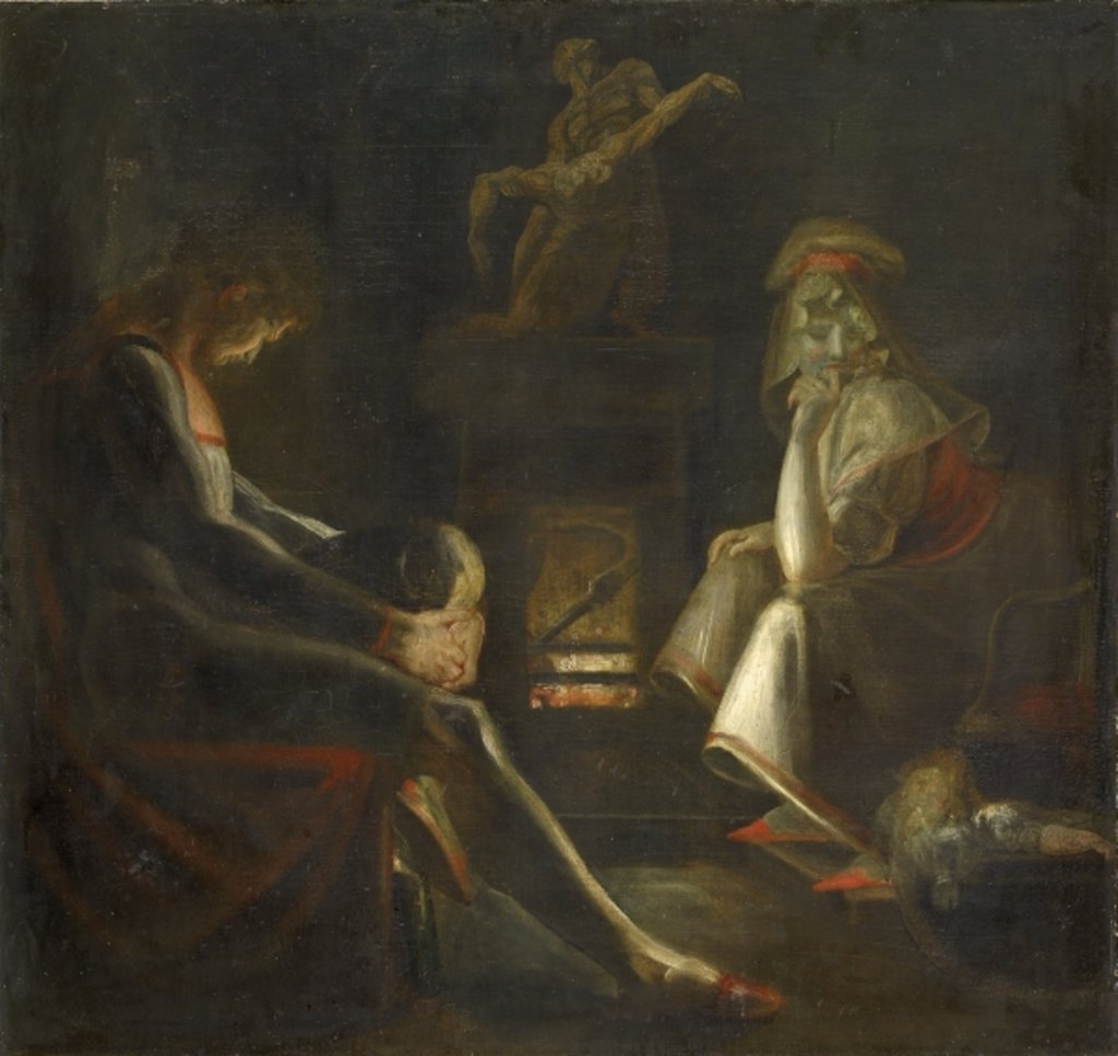 Detail of Schweigen, 1786-99 by Henry Fuseli