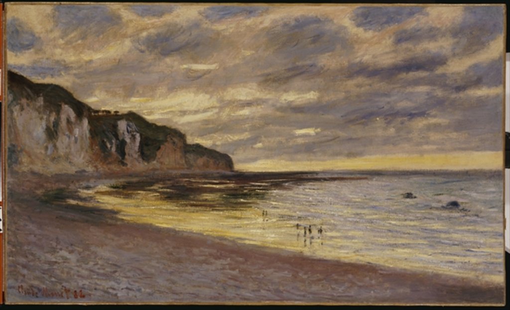 Detail of Pointe De Lailly, Maree Basse, 1882 by Claude Monet