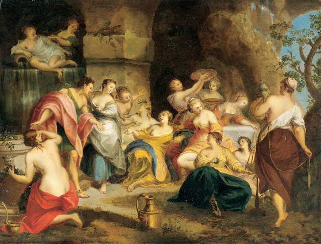 Detail of Telemachus on the Island of Calypso by Nicolas Vleughels