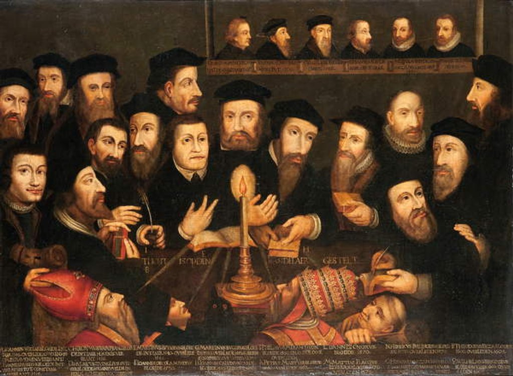 Detail of 't Licht is op den kandelaer gestelt by Dutch School