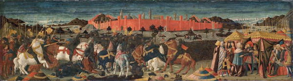 Detail of The Story of Coriolanus by Giovanni di Ser Giovanni Scheggia