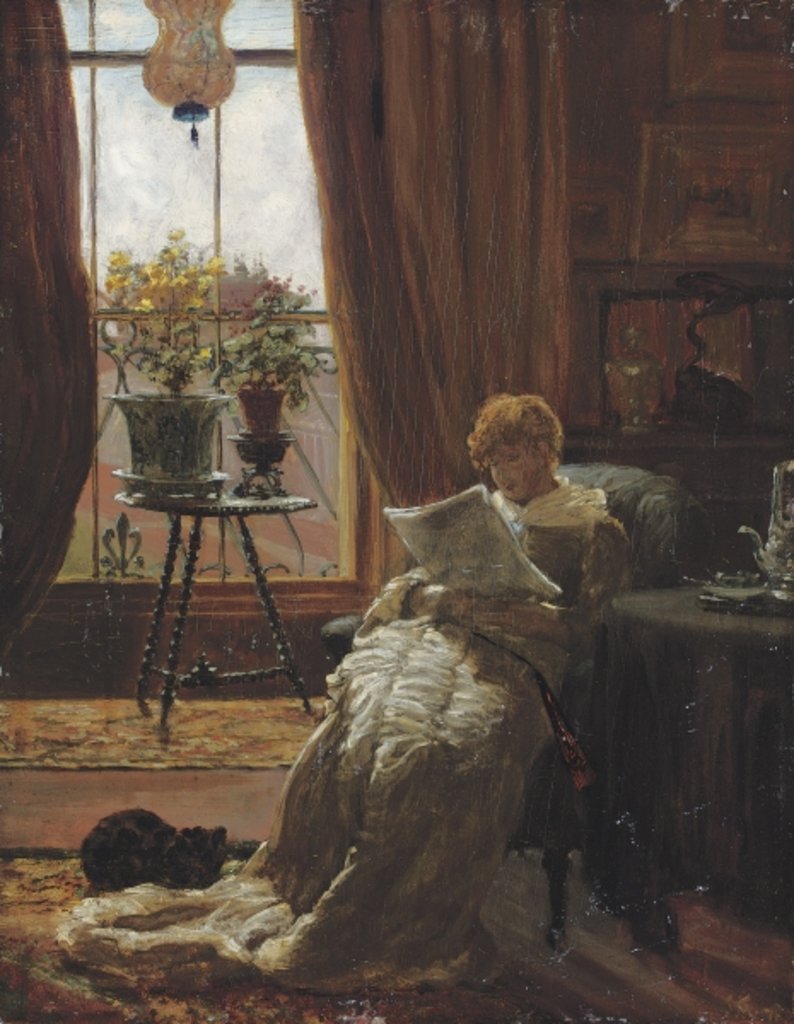 Detail of A quiet afternoon by James Macbeth