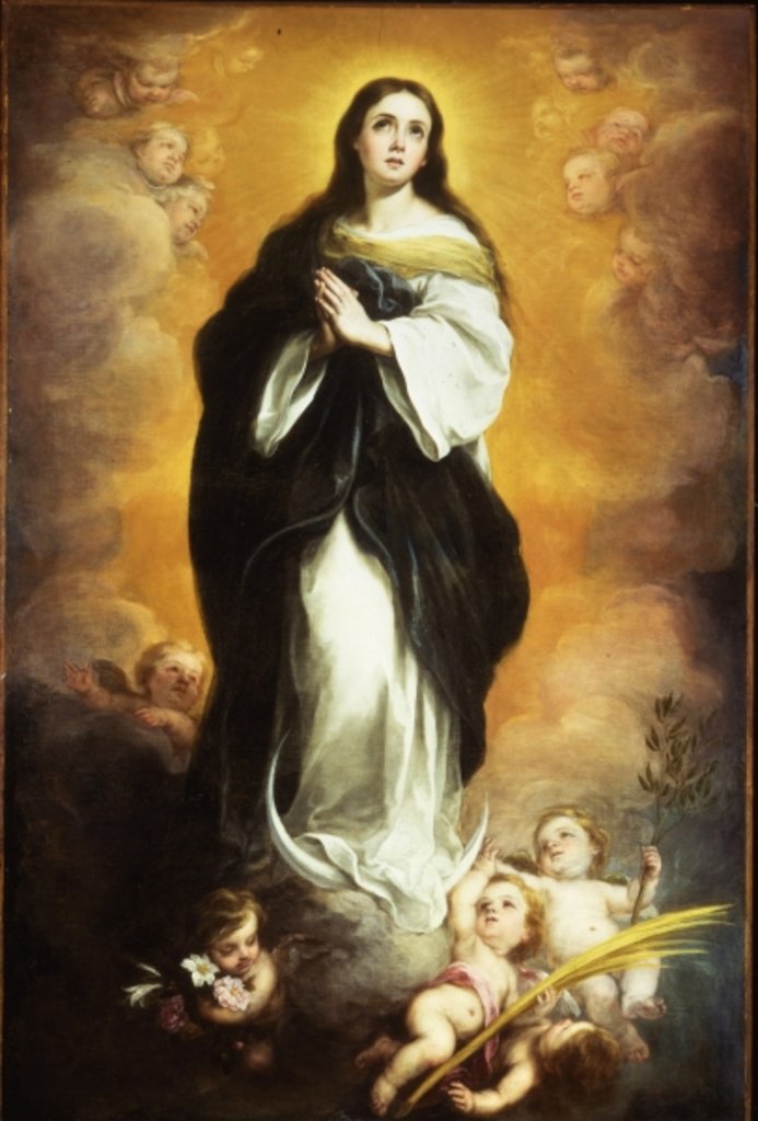 Detail of The Immaculate Conception by Bartolome Esteban Murillo
