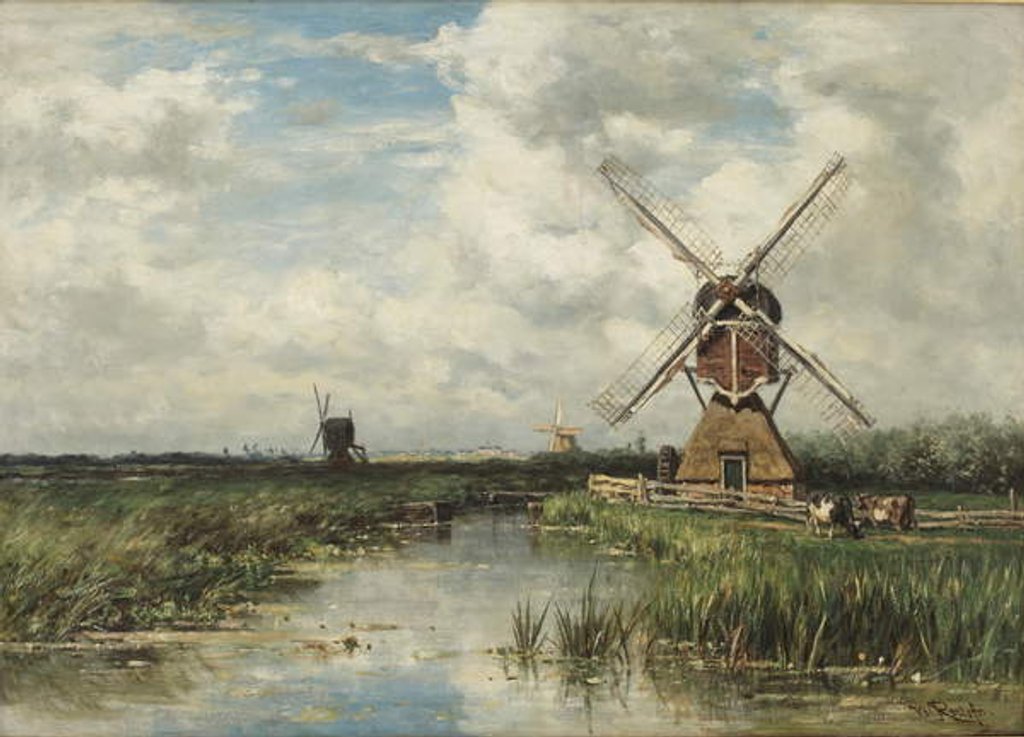 Detail of View near Leiden by Willem Roelofs