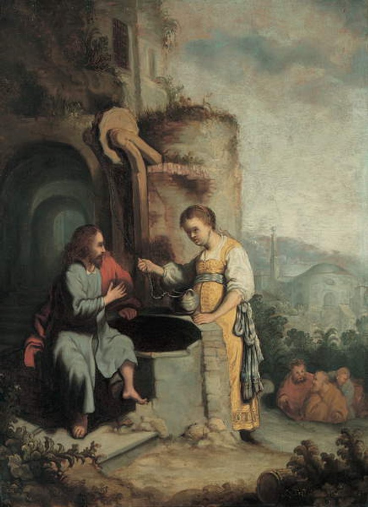 Detail of Christ and the Woman of Samaria by Gerbrandt van den Eeckhout