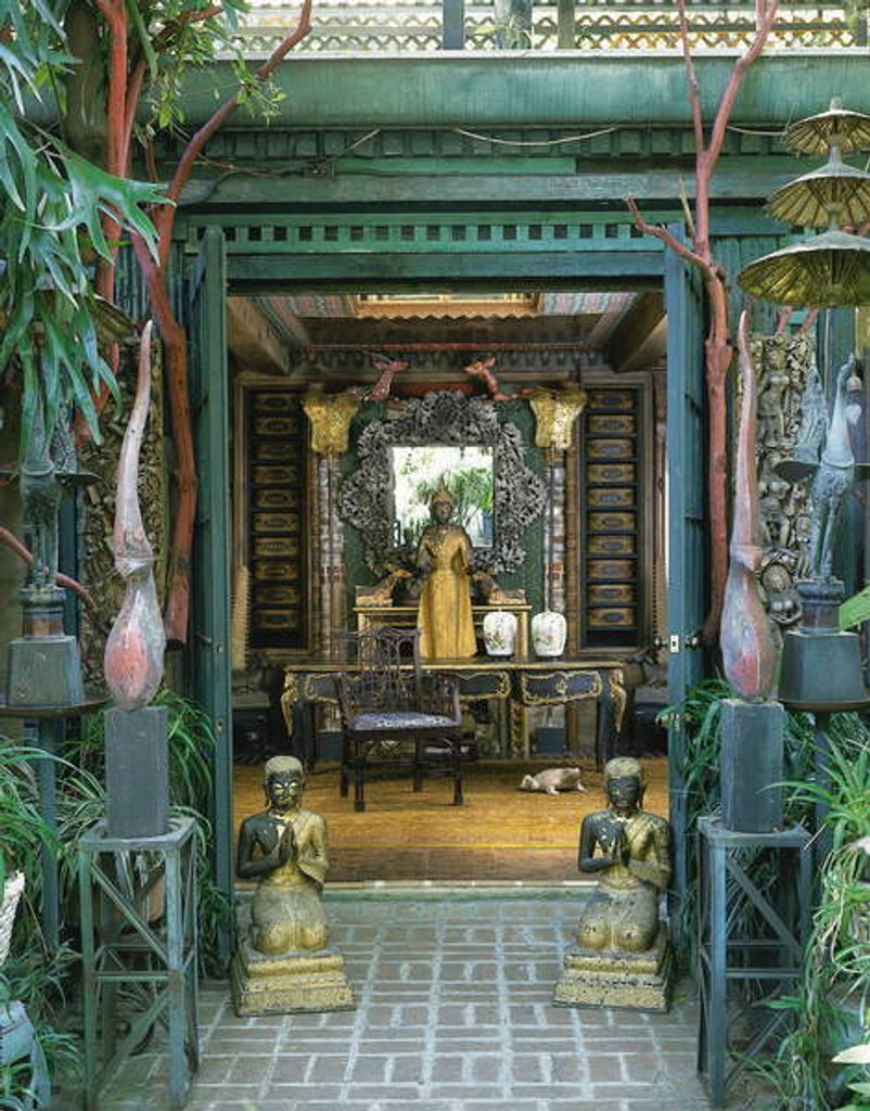 Detail of Pair of Thai roof ornaments by School Thai